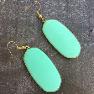 Mint Howlite Earrings